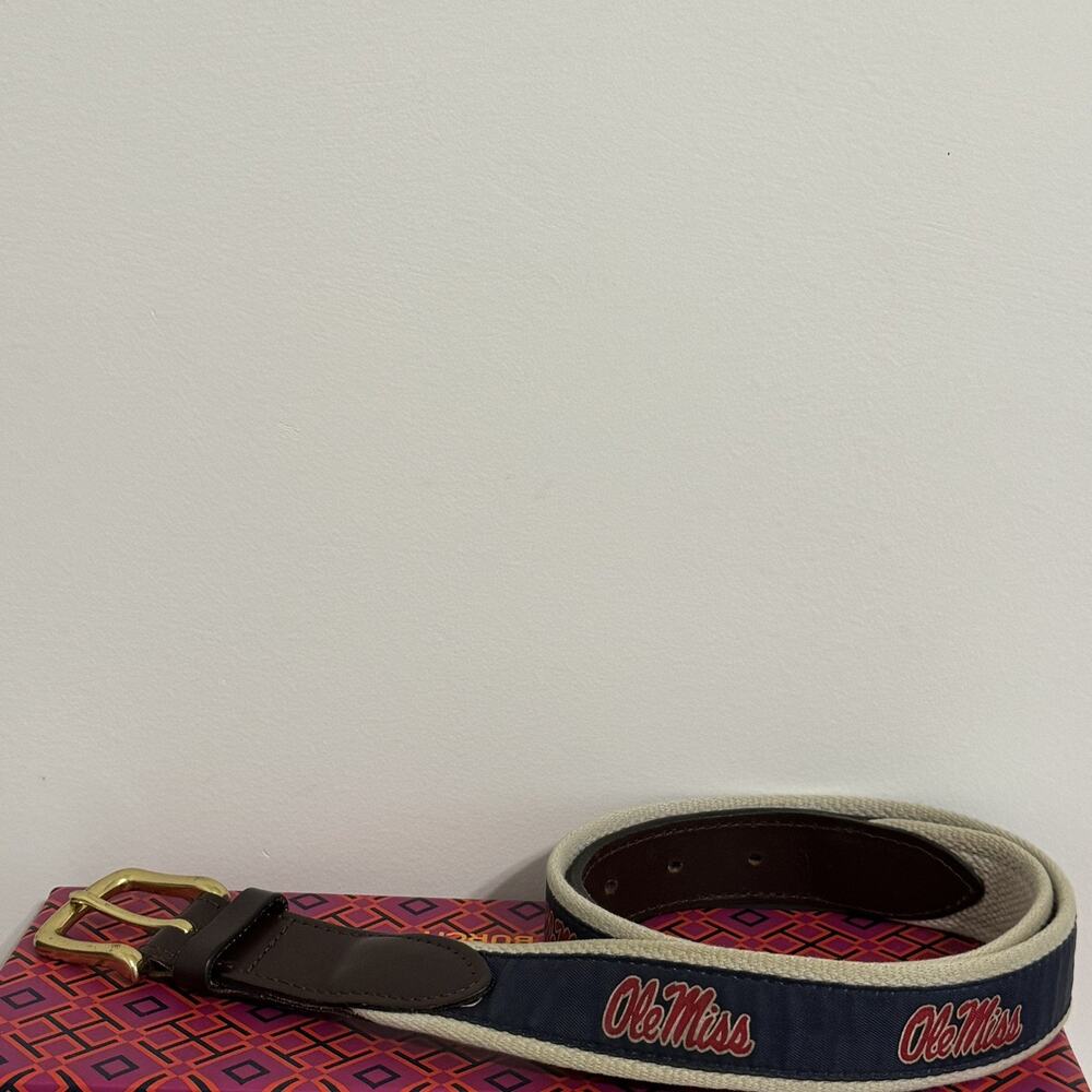 NWT Vineyard Vines Men's Braided Rope Belt - Distressed Navy / Size 36 - Picture 3 of 9